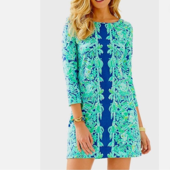 Lilly Pulitzer Dress S Small Marlowe Koala of the Wild 100% Pima Cotton 20099 - Picture 5 of 5